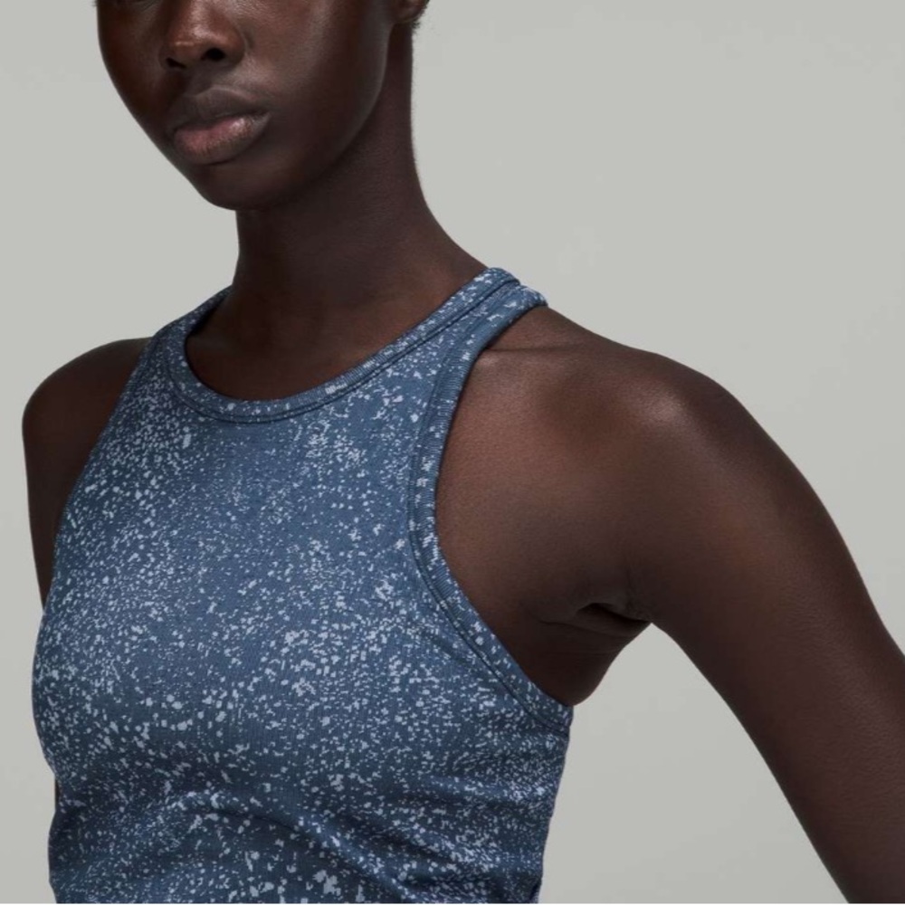 lululemon athletica Blue Speckled Tank Top - Picture 4 of 9
